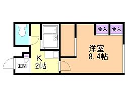 レオパレス西波止場 2階