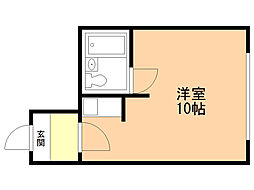 藤ビル ワンルームの間取図画像