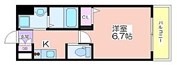 Avantio Grande 1Kの間取図画像