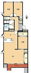 シティコーポほら貝 3LDKの間取図画像