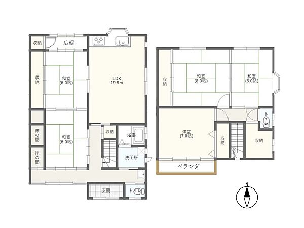 間取り：329000143461