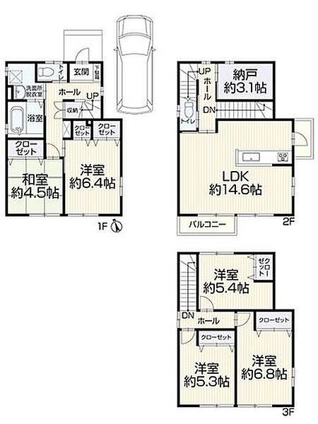 間取りを拡大表示