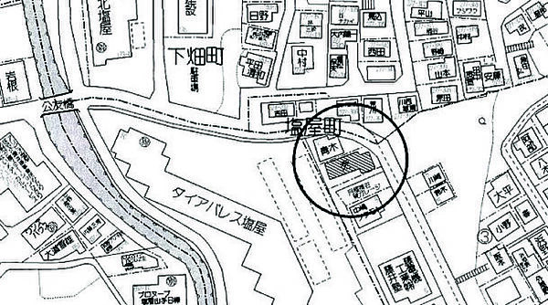 地図を拡大表示