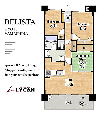 間取り BELISTA京都山科 2階/-