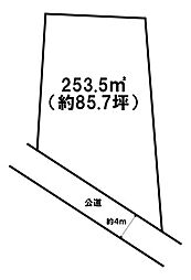 南アルプス市野牛島住宅用地