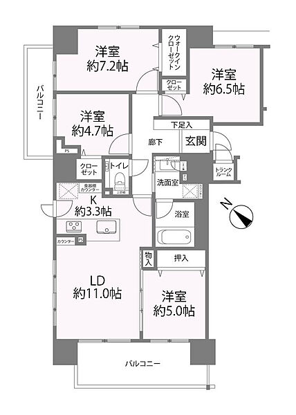 間取り：301000114067