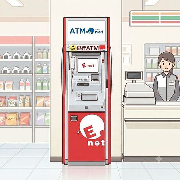 ファミリーマート和光白子三丁目 共同出張所(イーネットATM) 640m