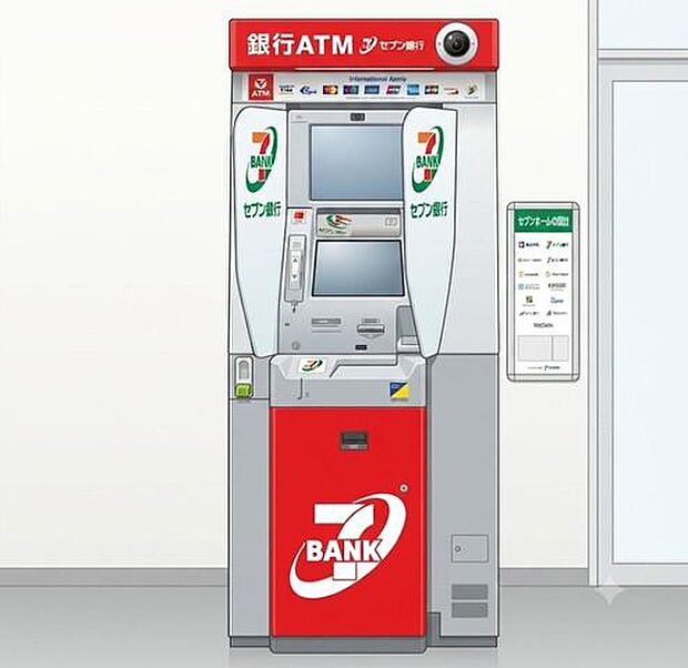 セブン銀行 ヤオコー 志木宗岡店 共同出張所 470m