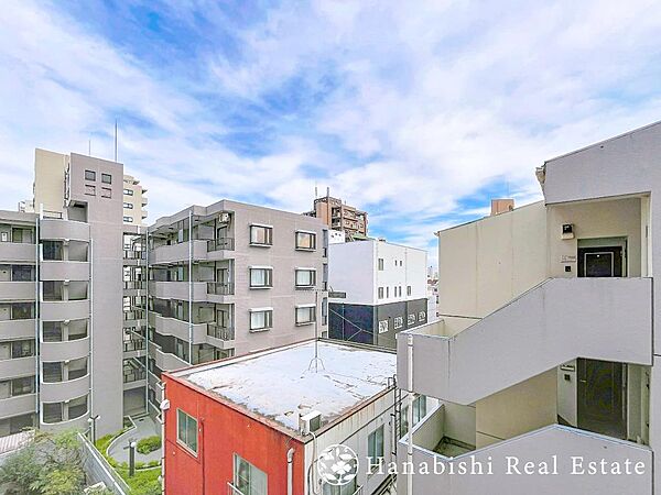 南東方向を望む、開放感のある眺望