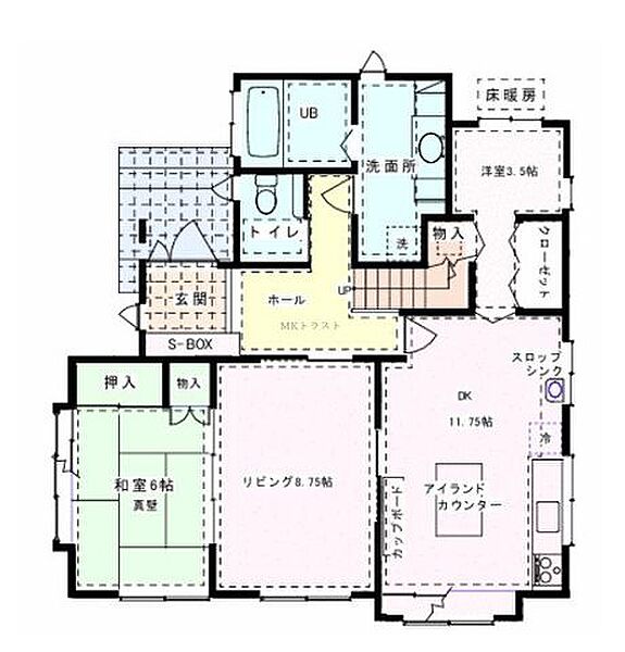 間取りを拡大表示