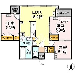 物件の間取り