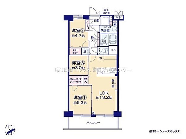 間取りを拡大表示