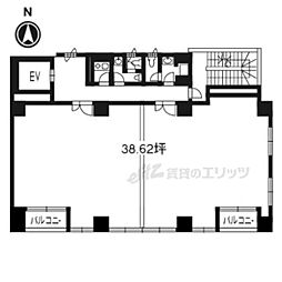 クマガイ五条ビルの間取図画像