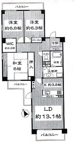 間取り：323000557651