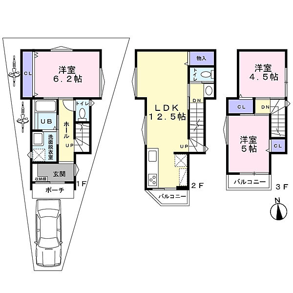 間取りを拡大表示
