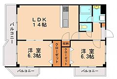 物件の間取り