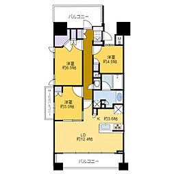 クレヴィア相模大野 1501 15階3LDKのリビング/ダイニング