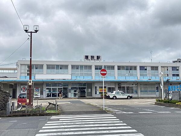 厚狭駅（在来線口） JR山陽新幹線　JR山陽本線　JR美祢線　厚狭駅 2000m