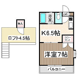 間取図画像 1DK