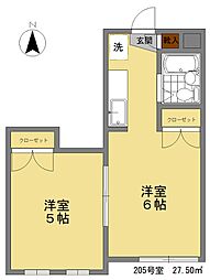 ハイツ棕櫚(シュロ) 2階/205