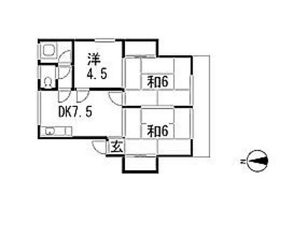 広島県安芸郡府中町柳ケ丘(賃貸マンション3DK・2階・52.04㎡)の写真 その2