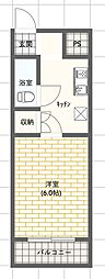 間取図画像 1K