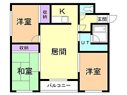 ジュエルパレス5・7 3LDKの間取図画像