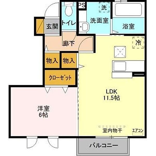 同じ建物の物件間取り写真 - ID:208009259119