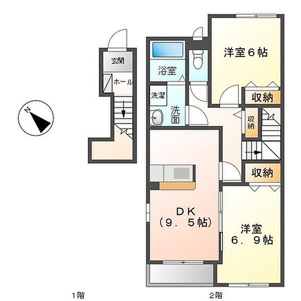 同じ建物の物件間取り写真 - ID:208009283279