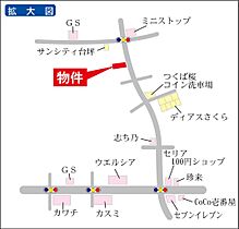 ラトゥール 0306 ｜ 茨城県つくば市栗原（賃貸マンション1K・3階・25.20㎡） その3