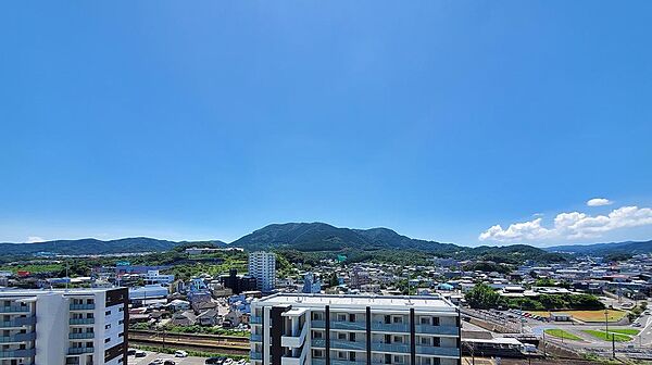 高層階なので昼間でもカーテン不要、室内からの眺望は日々がリフレッシュされる絶景です。