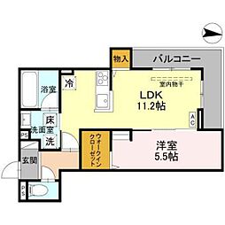 ドエル25 1LDKの間取図画像