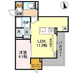 間取図画像 1LDK