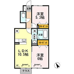 物件の間取り