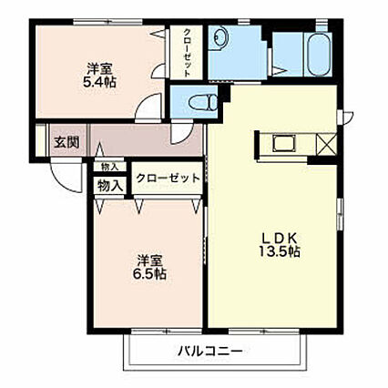 メゾンバリュージュA_間取り_0