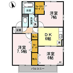 物件の間取り