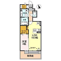 グラン・ファミリア 1LDKの間取図画像