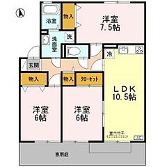 物件の間取り