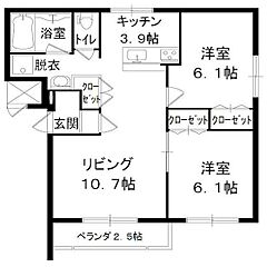 物件の間取り