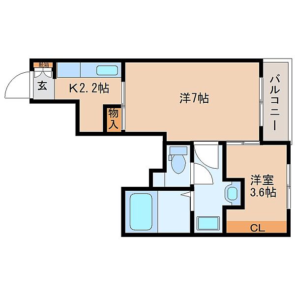 同じ建物の物件間取り写真 - ID:229009082808