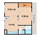 シャルルあやめ池2階4.7万円