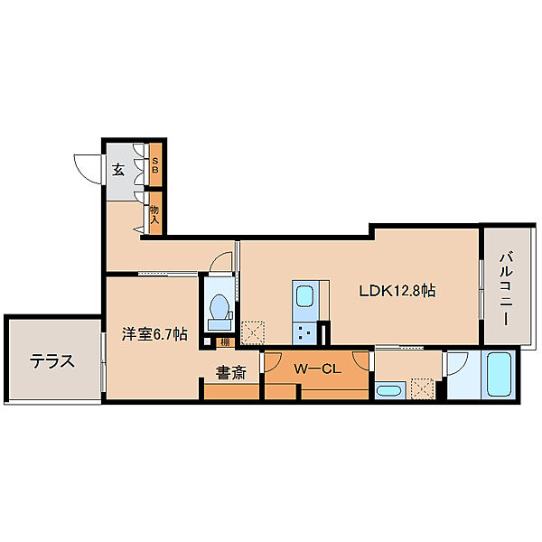 同じ建物の物件間取り写真 - ID:229008711588