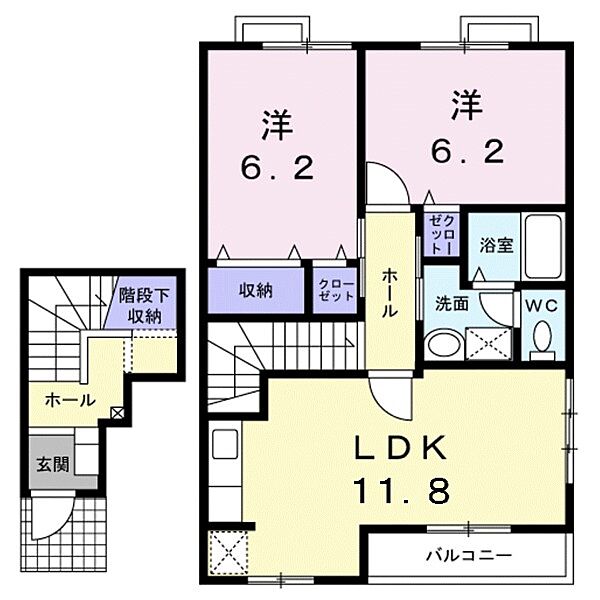 同じ建物の物件間取り写真 - ID:231504338951