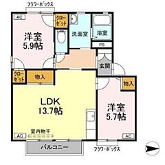 物件の間取り