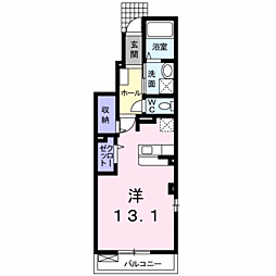 シーガーディアン2 ワンルームの間取図画像