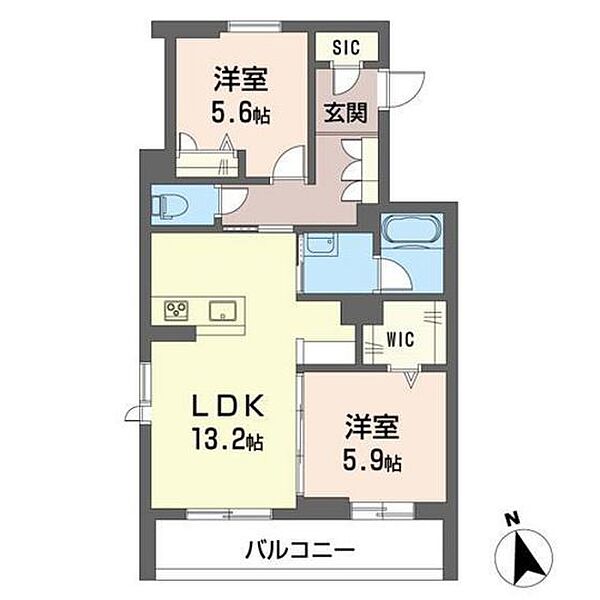 同じ建物の物件間取り写真 - ID:210002687927