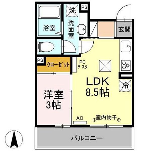 同じ建物の物件間取り写真 - ID:210002687869