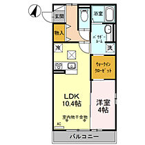 ア・ラ・モード　I 101 ｜ 群馬県高崎市上大類町（賃貸アパート1LDK・1階・42.00㎡） その2