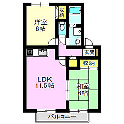 セジュール　エスト 2階