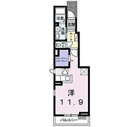 ラ・ナチュール2 ワンルームの間取図画像